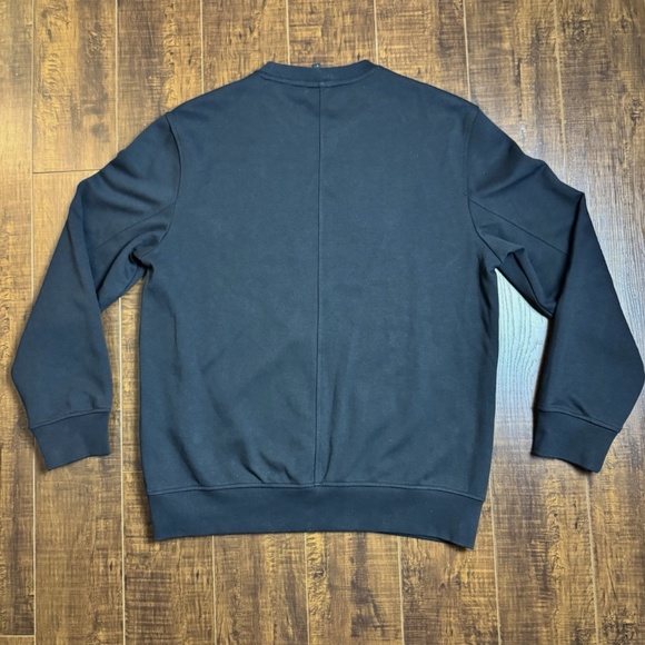 Armani Exchange Sweater Men’s Large Long Sleeve Black Pullover Brand Logo - Picture 4 of 10